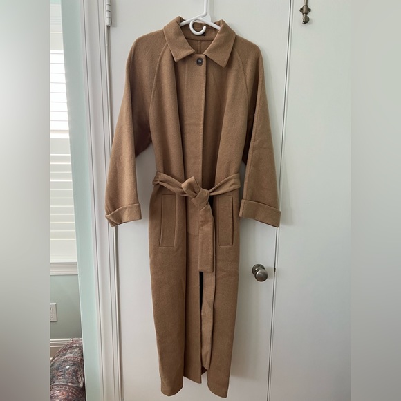 J.McLaughlin Julianne Wool Blend Belted Overcoat XL - Picture 3 of 9